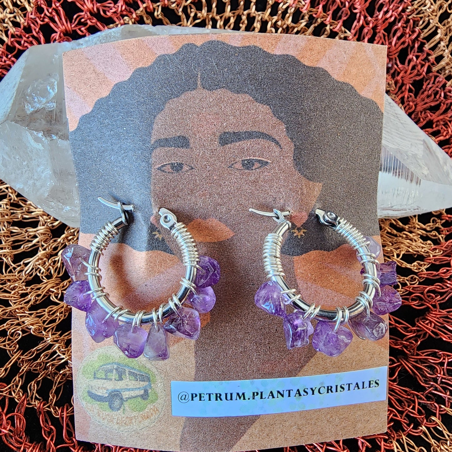 Aros Artesanales con Piedras Naturales y Acero Quirúrgico